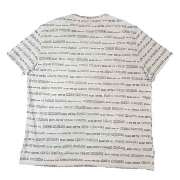 Armani Exchange Men's T-Shirt Short Sleeve Disinger Milano NY White XXL‎ - Picture 2 of 15